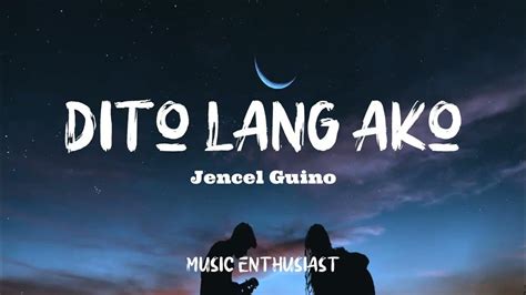 Dito lang ako jenzen guino chords Ikaw Ang Lahat - Single Jenzen Guino Official